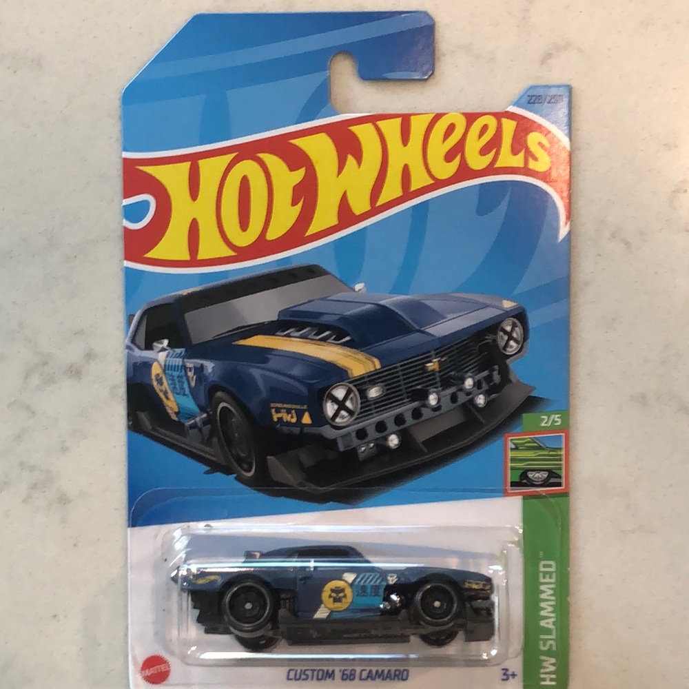 Hot Wheels Custom '68 Camaro Die-Cast Car